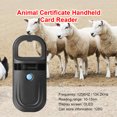 thumbnail image 4 of Kuymtek Escáner de chip de identificación Certificado de mascotas Lector de tarjetas de identificación de animales para perros de mano, 4 of 9