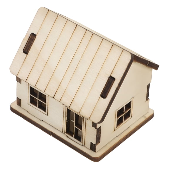 CYFW Diy Miniature House Kits Tiny 3d Wooden House Model Assembly Rustic Mini House Building Kit For Home Decor And Craft Projects