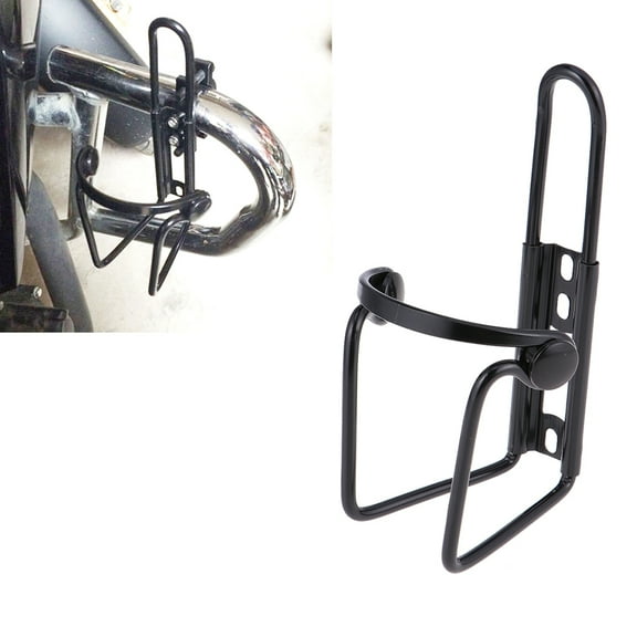 Worgeous  2 Pcs Water Bottle Holder Bicycle Shopping Cart Drink Black