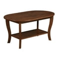 thumbnail image 2 of Convenience Concepts American Heritage Classic Oval Fiberboard Coffee Table, Espresso, 2 of 6
