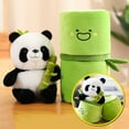 thumbnail image 6 of Kawaii Bamboo Tube Panda Set Plush Toy Cute Plushies Stuffed Animal Bear Doll Reversible Design Children's Valentine's Day Gifts, 6 of 9