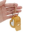 thumbnail image 4 of Unique Bargains 1 Pc Fashion Lipstick Bag with Mirror Handbag Charm Bag Accessories Yellow, 4 of 5