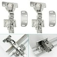 thumbnail image 2 of Soft Close Concealed Cabinet Hinges for 18-30mm Thick Doors,Silent Operation Inset Hinges for Cabinet Doors,Bathroom (2 Pack), 2 of 9