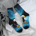 thumbnail image 5 of Disketp Night Sky Forest Bald Eagle Unisex Crew Socks Lightweight Breathable Ventilation Ankle Socks, Mid-calf socks for Daily, 5 of 6