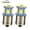 6000K White, variant on Ruiandsion 1156 LED Bulbs BA15S 6V Car Turn Signal Lights Reverse Lights Tail Lights Lamps, Non-polarity White 2pcs