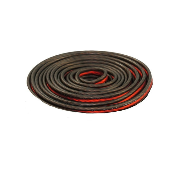 RED 25 Ft TRUE 14 GAUGE AWG CAR HOME AUDIO SPEAKER WIRE CABLE SPOOL BPES14.25