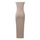 thumbnail image 5 of Vestido largo sin tirantes para mujer: elegante vestido de cóctel con abertura lateral, tejido de poliéster, vestido para invitada de boda, tallas S-XXL, contorno de pecho 73-99 cm., 5 of 5