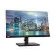 thumbnail image 2 of Lenovo ThinkVision T24i-20 23.8in 1920x1080 FHD IPS WLED-Backlit LCD 2-Pack Monitor Bundle with HDMI, VGA, DisplayPort, MK270 Wireless Keyboard and Mouse, Gel Mouse Pad, Desk Mount Dual Monitor Stand, 2 of 7