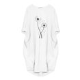 thumbnail image 3 of Robe Enveloppante Mode Femme Hiver Grande Taille Décontractée Ample avec Poche Sexy Imprimée Robe Femme en Solde, 3 of 3