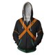 thumbnail image 1 of Sudadera con capucha My Hero Academia Izuku Midoriya Shouto Todoroki Boku No Hero Academia, disfraz de Cosplay, sudadera, chaqueta con cremallera All Might10L Deng Xun unisex, 1 of 2