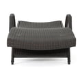 thumbnail image 6 of GDF Studio Olivia Outdoor Wicker Adjustable Chaise Lounges with Cushion, Set of 2, Multibrown and Green, 6 of 10