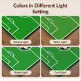 thumbnail image 7 of Design&I 9'x12' Washable Area Rug Soccer Pitch Field Ground Markings Lines Border Athletic Door for Dining Room, Basement, Large Office, Snag-Free, 7 of 7
