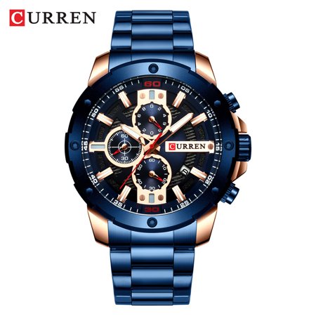 Curren New 8336 Six-Pin Chronograph Watch Men's Watch Stylish and Versatile Watch