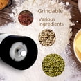 thumbnail image 2 of Electric Spice Grinder for Home Kitchen - Battery-Powered Stainless Steel Mill for Sea Salt, Peppercorns, and Spices - Efficient Grinding, Compact Design, Easy to Clean, Durable Construction - Color, 2 of 6