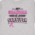 thumbnail image 4 of Inktastic My Grandma is a Survivor Breast Cancer Awareness Boys or Girls Long Sleeve Toddler T-Shirt, 4 of 5