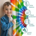 thumbnail image 3 of Blackout Kids Curtains,Rainbow Tie Dye Sunburst Childrens Insulated Curtains Set Of 2,Bedroom Essentials,Toddler Room Decor 42"x54", 3 of 5