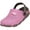 Pink/Grey, variant on Norty Boy's & Girl's Unisex Toddler Clog Shoes Fun Slip-On Sandal Slippers for Kids