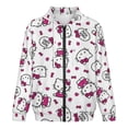 thumbnail image 4 of Hello Kitty Zip-Up Hoodie Pullover Hooded Long Sleeve Sweatshirts Tops Blouse with Pocket for Mens Womens, 4 of 8