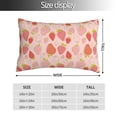 thumbnail image 2 of Balery Strawberry Funda de Cojín Estampada, Regalos para Mujeres, Regalos de Amor para Ella, Regalos para Novia o Esposa, Funda de Almohada-20"x30", 2 of 6