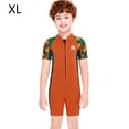 thumbnail image 2 of Niños Trajes de buceo Traje de buceo Esquemas de bañamiento de traje de baño transpirables para bucear Skinkeling Surfing Natación Naranja XL 2.5mm, 2 of 7