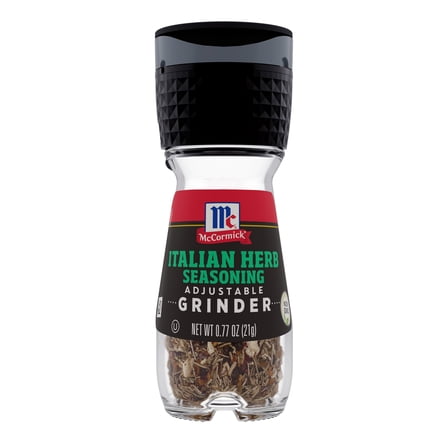Pack Of 2 McCormick Italian Herb Seasoning Grinder, 0.77 oz (Package May Vary)