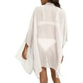 thumbnail image 5 of Women Beach Sun Protection Shirt See-Through Loose Swimsuit Cover Ups Vacation Summer Clothes, 5 of 6