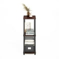 thumbnail image 7 of Furinno Turn-N-Tube Easy Assembly Stackable Bookcase, Bookshelf, Dark Cherry/Black, 7 of 7
