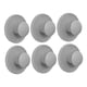 thumbnail image 2 of 6 pomos autoadhesivos fáciles de instalar, modernos y para dormitorio. Gris, 2 of 9