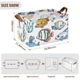 thumbnail image 3 of Ryvnso Sea Fishes in Ocean Storage Bins Large Basket Foldable Cube Toys Organizer with Handles 2 PCs, 3 of 8