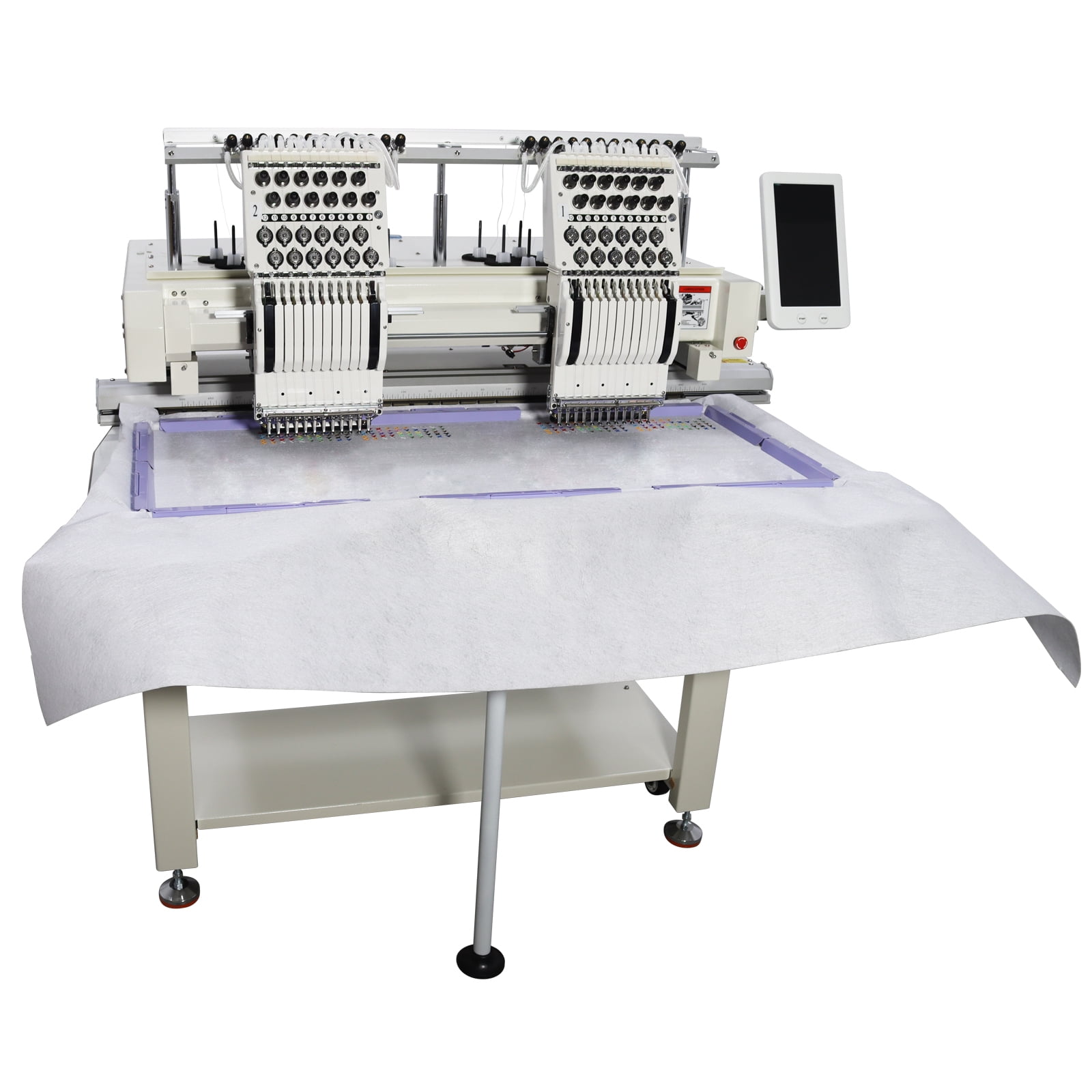 Double-station Automatic Embroidery Machine Caps Logo Embroidery Machine 12 Needles Embroidery Machine