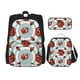 thumbnail image 1 of Disketp Insects Mochila Estampada de Gran Capacidad con Lonchera y Estuche, Set de 3 Piezas para Estudiantes, 1 of 7