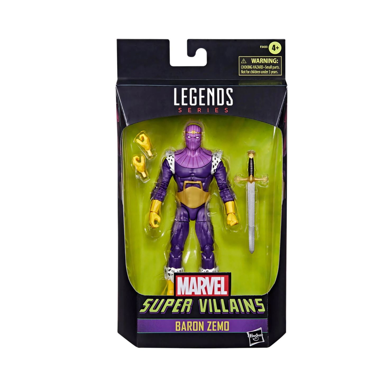 Hasbro Marvel Legends Series Super Villains Baron Zemo 6-inch Action Figure