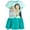 Princess jasmine turquoise, variant on Jasmine Toddler Girls French Terry Dress Toddler to Big Kid