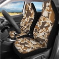 thumbnail image 2 of Binienty Camo Hunting Duck Car Seat Covers Front And Rear with Steering Wheel Cover Elastic Center Console Cushion Anti-Slip Seat Belt Pads 14 Piece Vehicle Interior Decor Set​, 2 of 7
