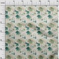 thumbnail image 2 of oneOone Cotton Jersey Off White Fabric Florals Sewing Craft Projects Fabric Prints By Yard 58 Inch Wide, 2 of 4