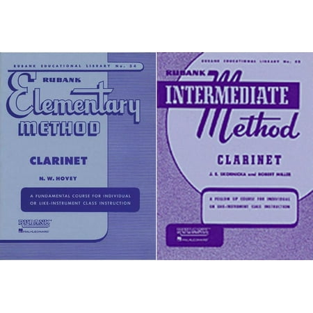 Rubank Elementary Method and Rubank Intermediate Method - Clarinet, 2 Book Set, RBK CLARINET