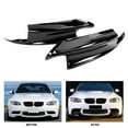 thumbnail image 4 of Front Bumper Deflector, Anti-fading And Impact Resistant Car Bumper Protector Easy To Install Bumper Corner Splitters  For Coupe Cabrio Carbon Fiber Style,Glossy Black, 4 of 8