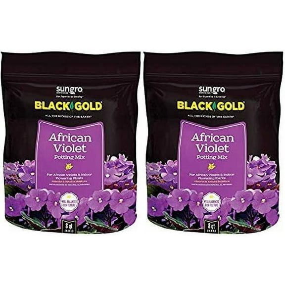 Sun Gro Horticulture Black Gold African Violet Mix 2 Pack