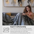 thumbnail image 3 of 30lbs 80X87 - Fossil Grey COMBO weighted blanket&cover-, 3 of 3