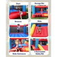 thumbnail image 3 of Action Air Inflatable Bounce House, Bouncer with Air Blower, Bouncy Castle with Durable Slide for Age 3-10, 3 of 6