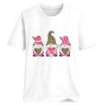 thumbnail image 4 of Qiopertar Mode de la Saint-Valentin Femme Blouse à Col Rond Imprimée Manches Courtes T-Shirt Hauts Liquidation Livraison Gratuite Offres de la Semaine Liquidation, 4 of 4
