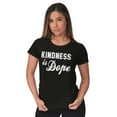 thumbnail image 4 of Kindness is Dope Christian Urban Womens Slim Fit Graphic Tee Brisco Brands S, 4 of 5