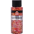 thumbnail image 1 of FolkArt Glitterific Acrylic Paint, Red, 2 fl oz, 1 of 7