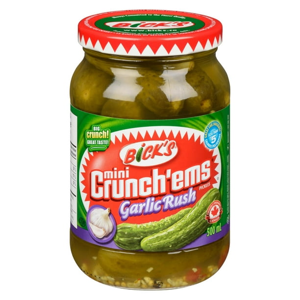 Bick’s cornichons Mini-Crunch’ems passion ail 500 ml