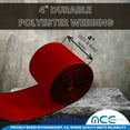 thumbnail image 4 of 10 Pack USA 4" x 5' Roll Off Container Winch Strap w/ Large Flat Hook for Truck, 4 of 5