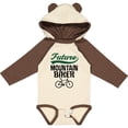 thumbnail image 3 of Inktastic Biking Future Mountain Biker Boys or Girls Long Sleeve Baby Bodysuit, 3 of 5