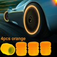 thumbnail image 1 of 4pcs Car Luminous Tire Valve Caps Fluorescent Night Glowing Motorcycle Bicycle Bike Wheel Tyre Hub Valve Stem Caps Decor 1/ 4pcs, 1 of 1