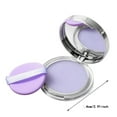 thumbnail image 3 of WIFKLSIIPG Lavender Powder Compacto with Mini Powder Puff Lavender Powder Oil Control Lavender Powder for Silky Blurring Oil Control Purple, 3 of 8