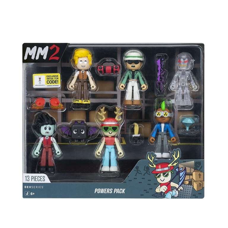 MM2: Powers Pack - Six 2.75-Inch Figures with Mix-and-Match Plus