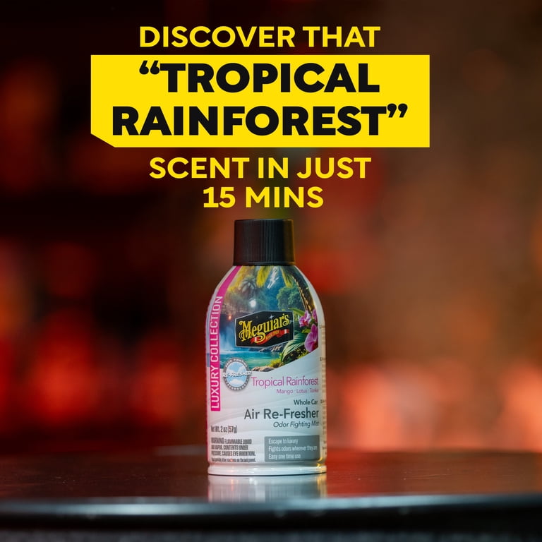 Meguiar's Whole Car Air Re-Fresher, Tropical Rainforest, 2 oz photo 6